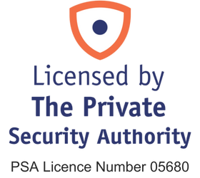 Licensed by The Private Security Authority