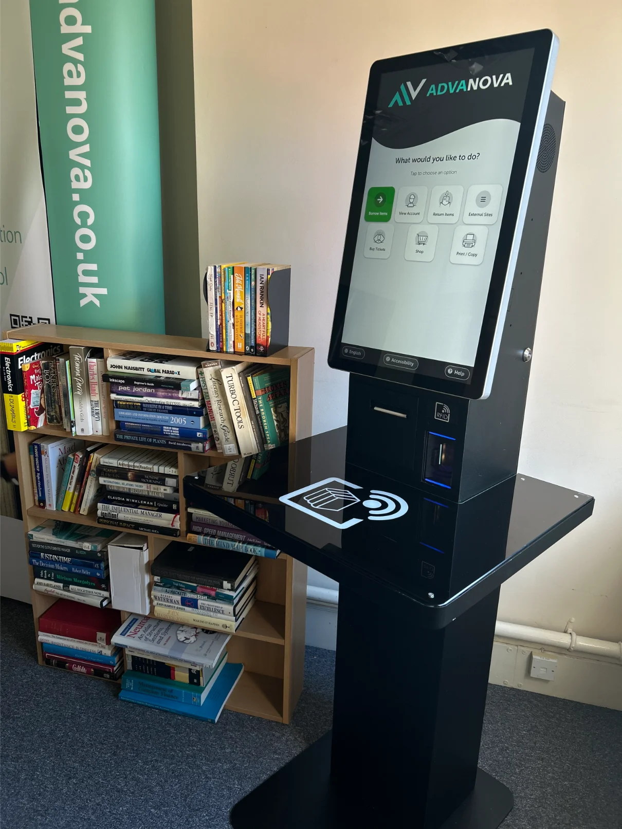 Slimline+ self-service kiosk