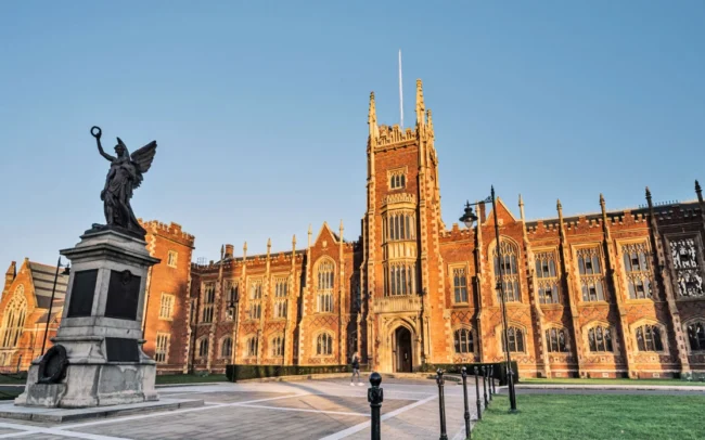 The library at Queen's University Belfast